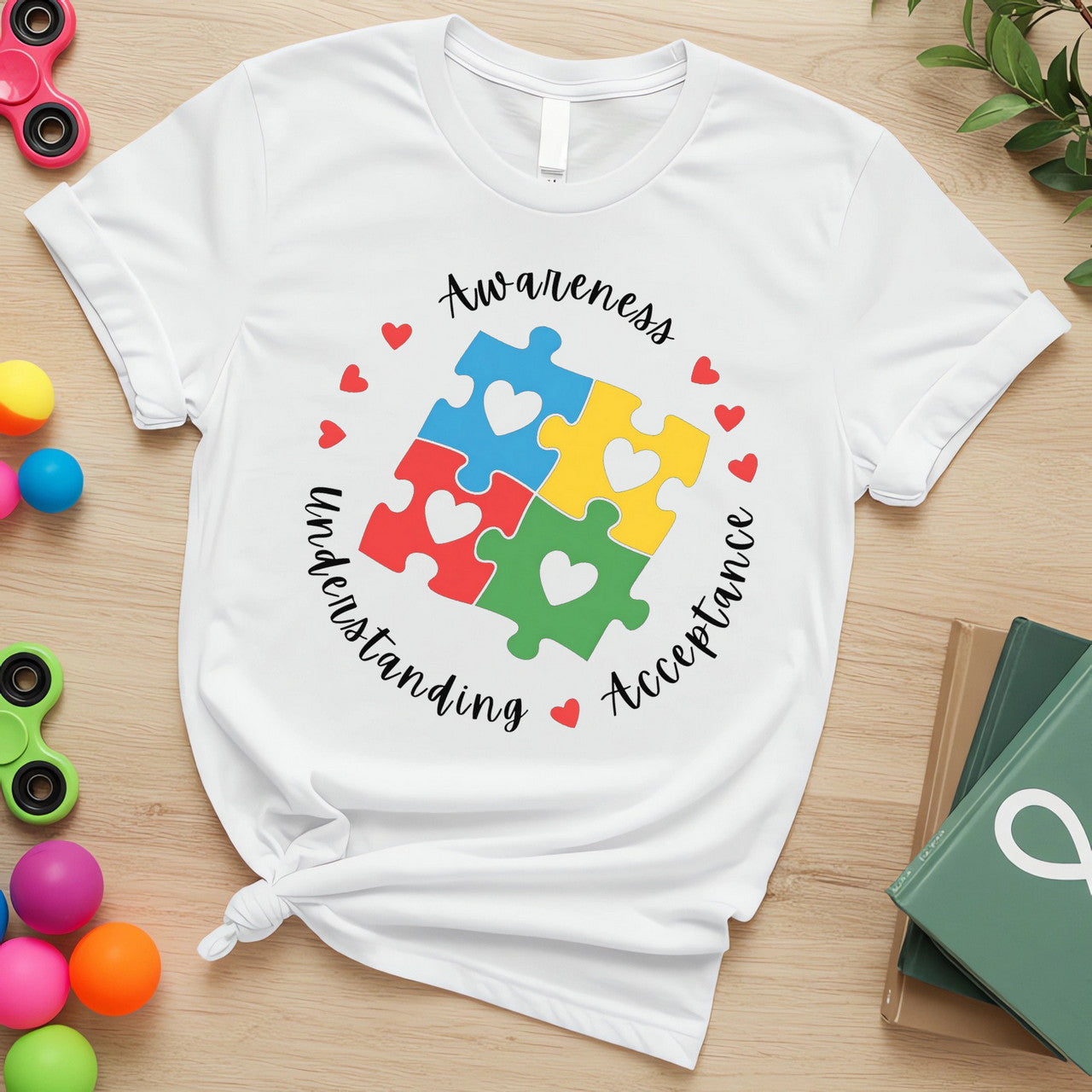 Awareness Understanding Acceptance (Puzzle Circle)