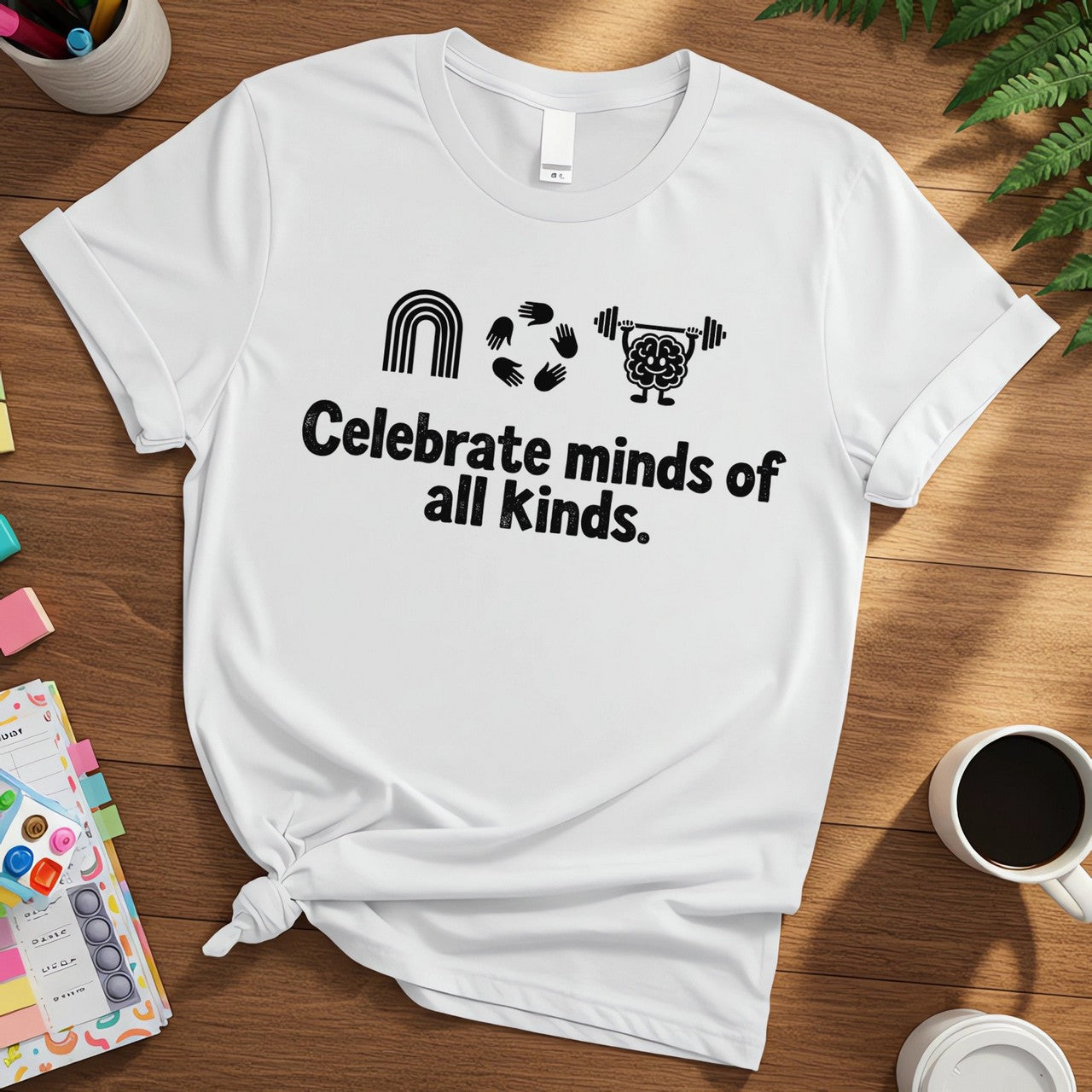 Celebrate Minds of All Kinds – Bold Icons (Neurodivergent Pride)