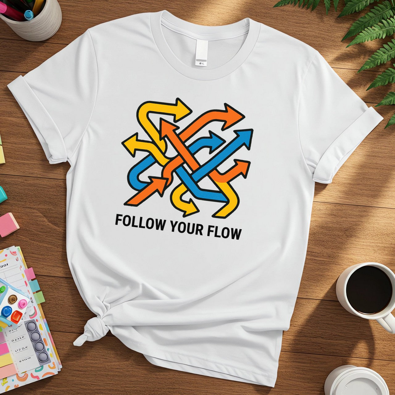Follow Your Flow (Colorful Chaos Arrow)