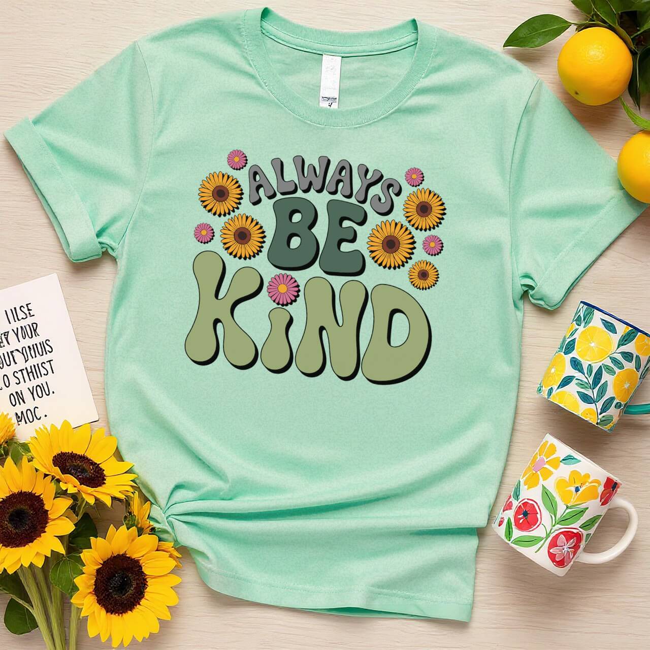 Groovy Floral Positivity (Always Be Kind Daisy Design)
