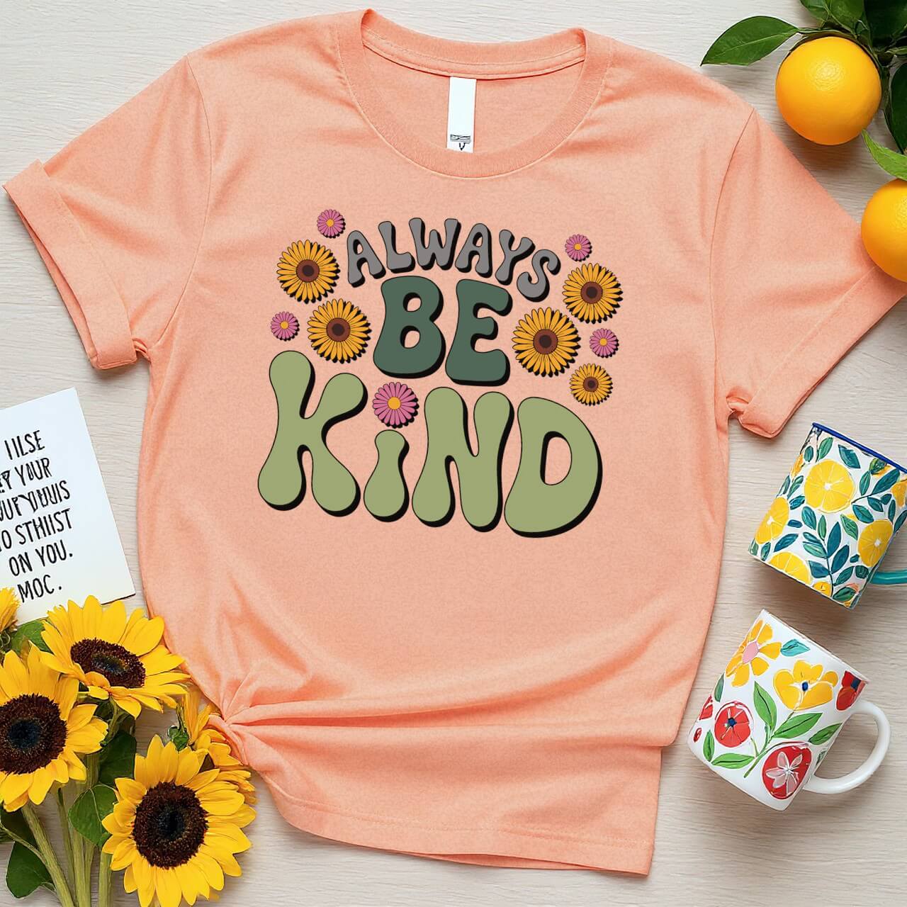 Groovy Floral Positivity (Always Be Kind Daisy Design)