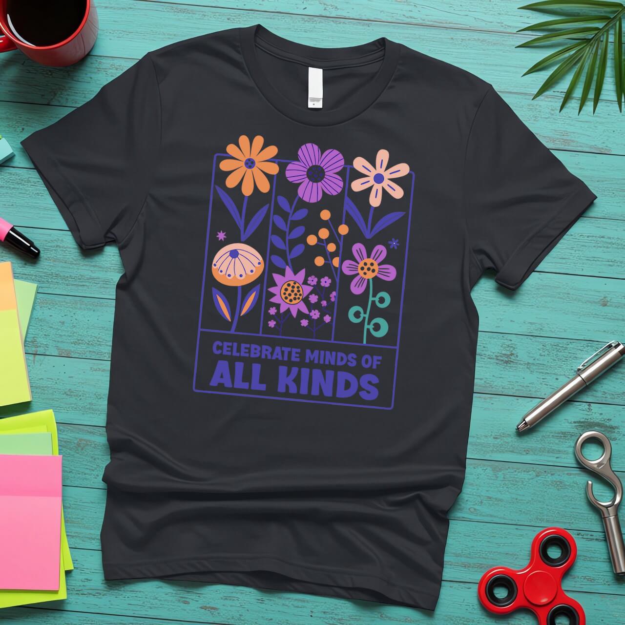 Colorful Floral Pattern (Celebrate Minds of All Kinds Awareness)