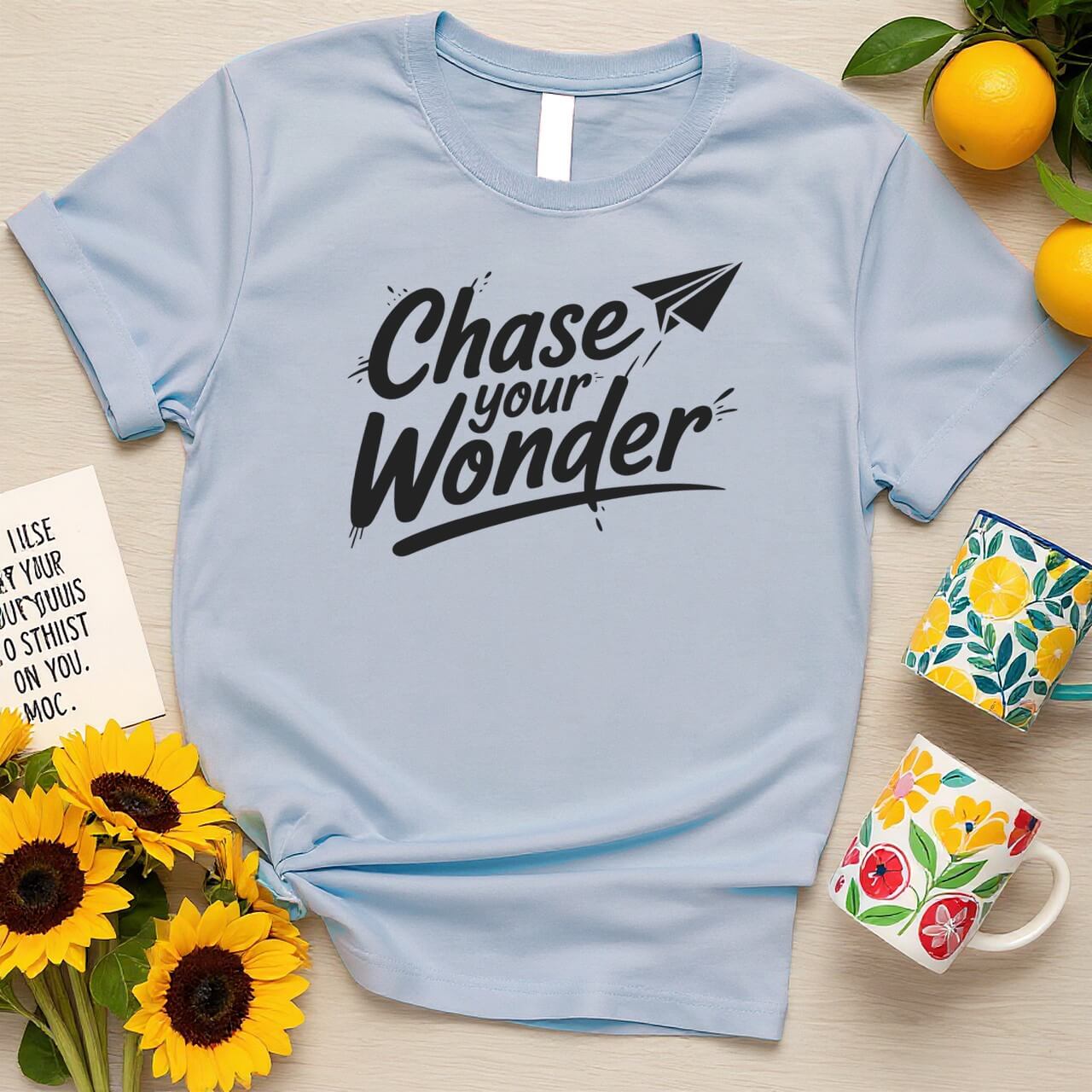 Adventure Typography Graphic (Chase Your Wonder Design)