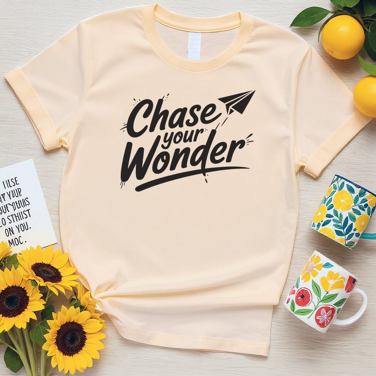 Adventure Typography Graphic (Chase Your Wonder Design)