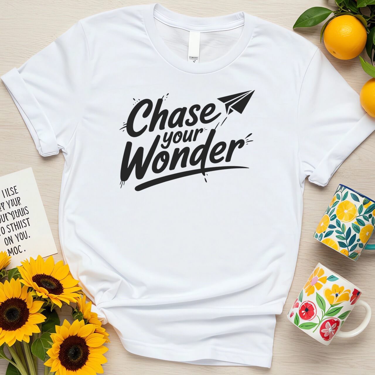 Adventure Typography Graphic (Chase Your Wonder Design)