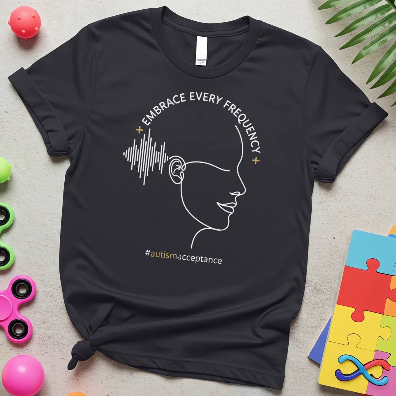 Embrace Every Frequency Autism Awareness Listening Design