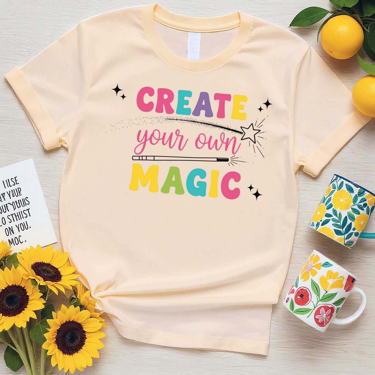 Whimsical Typography Graphic (Create Your Own Magic Design)