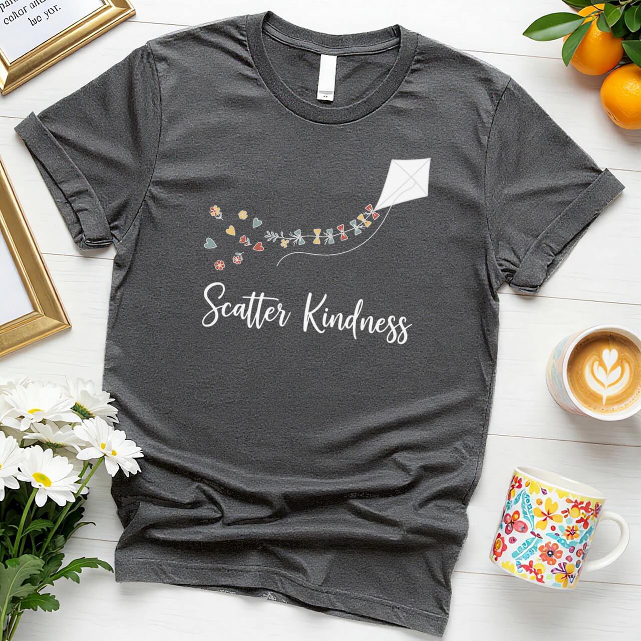 Scatter Kindness Kite (Whimsical Positivity Graphic)