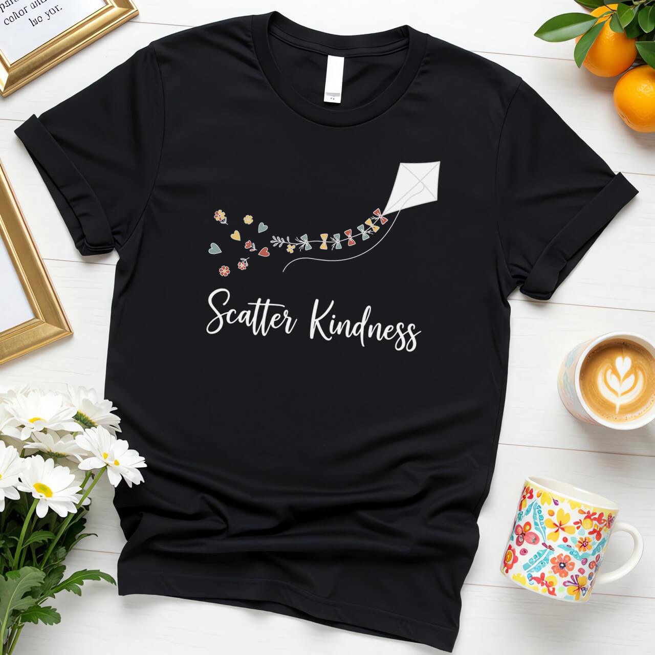 Scatter Kindness Kite (Whimsical Positivity Graphic)