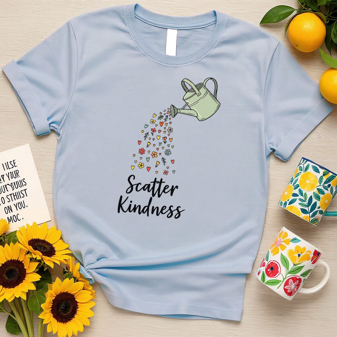 Scatter Kindness Watering Can (Nurturing Positivity Graphic)