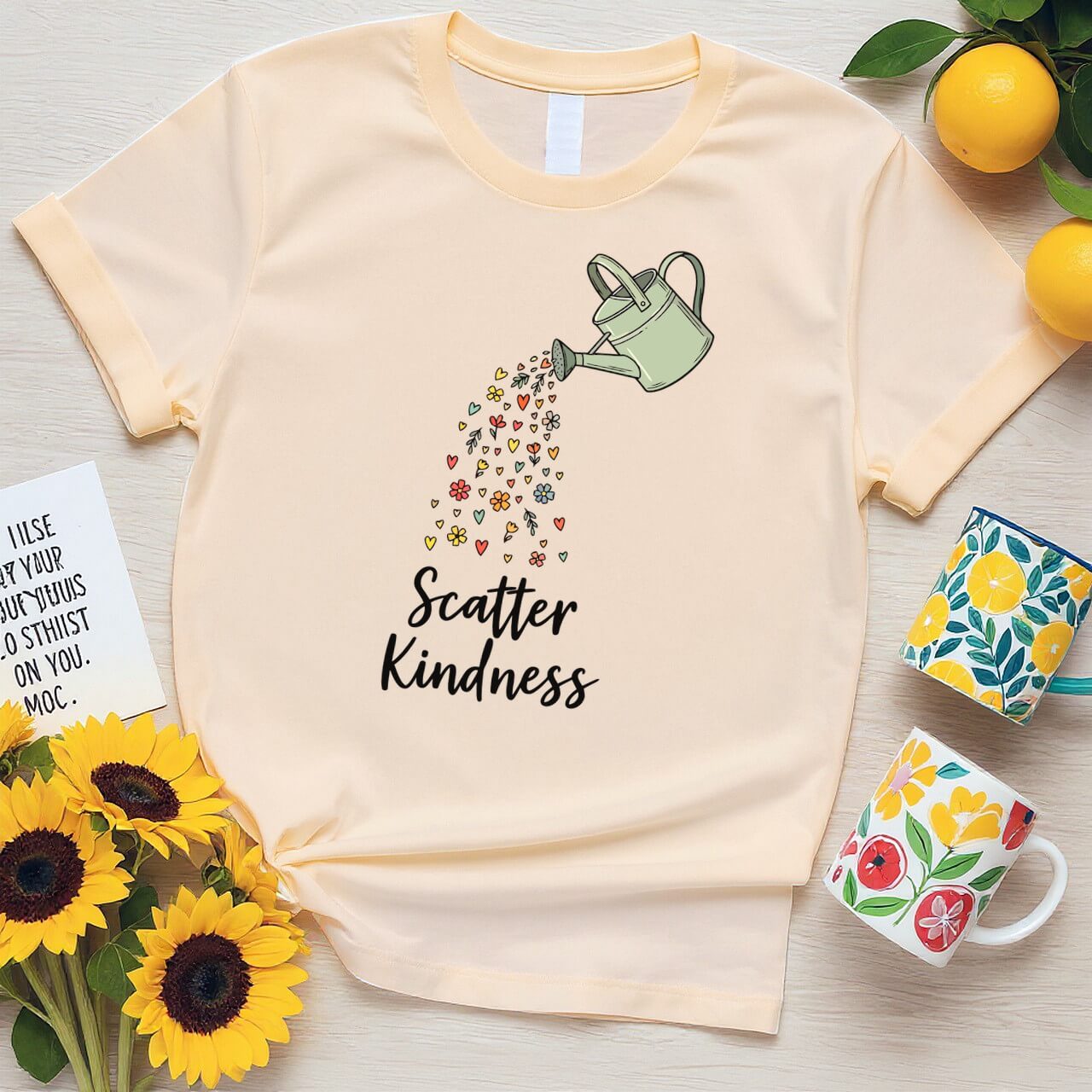 Scatter Kindness Watering Can (Nurturing Positivity Graphic)