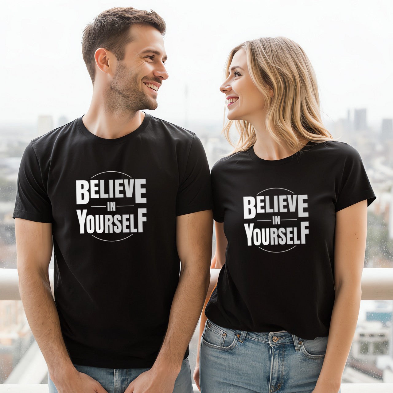 Believe in Yourself & Be You (Bold Motivational Confidence Booster Design)