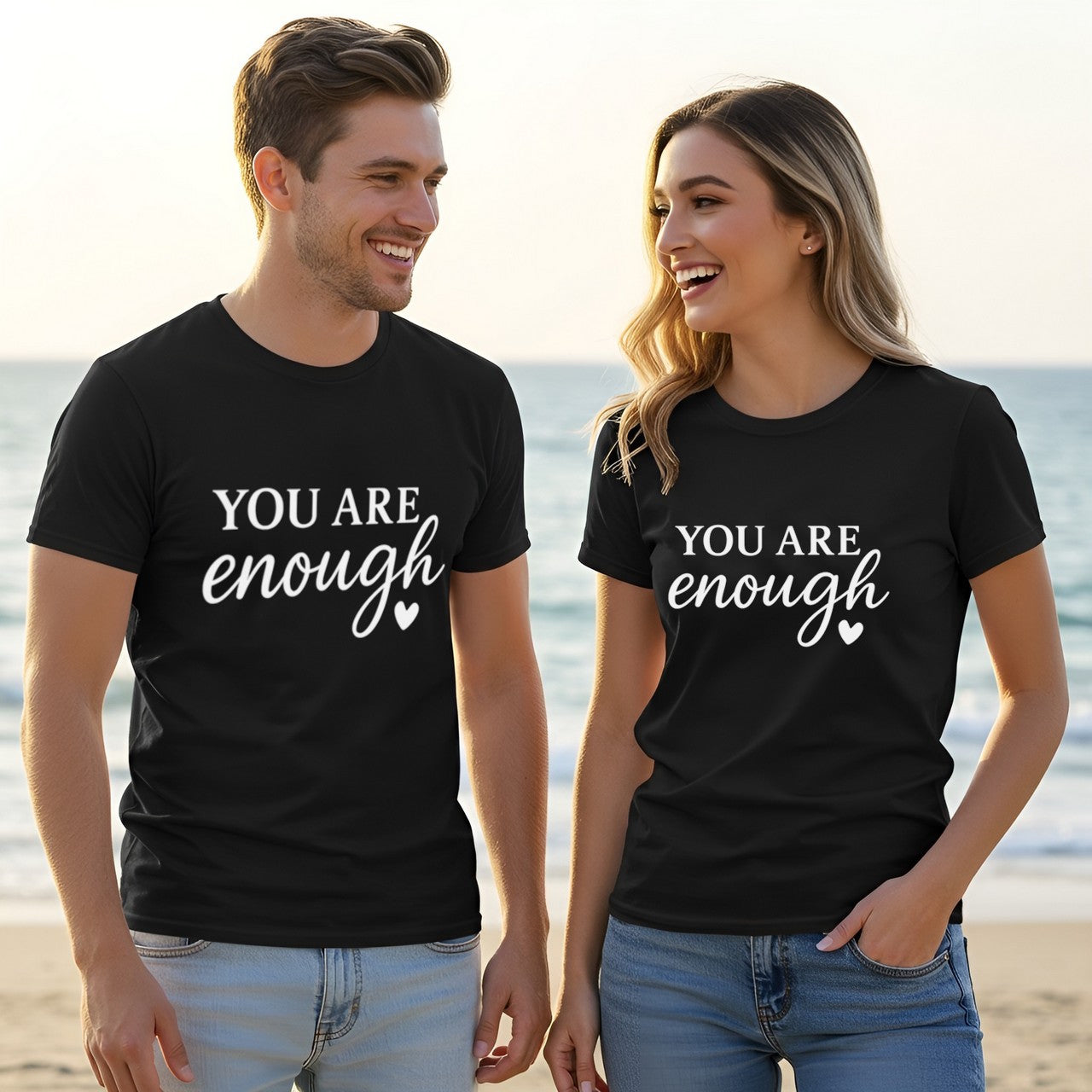 You Are Enough (Encouraging Mental Health Reminder Design)