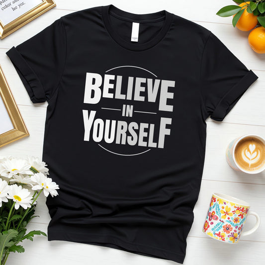 Believe in Yourself & Be You (Bold Motivational Confidence Booster Design)
