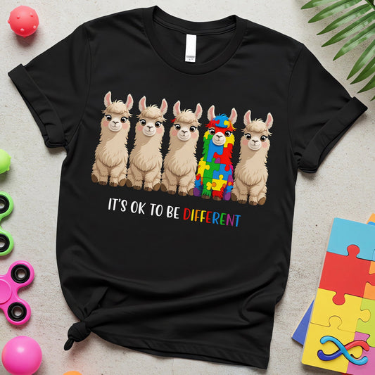 It’s OK to Be Different (Cute Puzzle Llama)