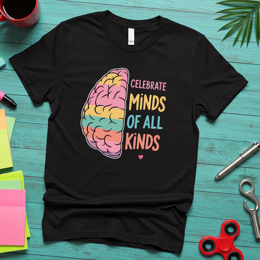 Celebrate Minds of All Kinds – Coral Glow (Neurodivergent Empowerment)