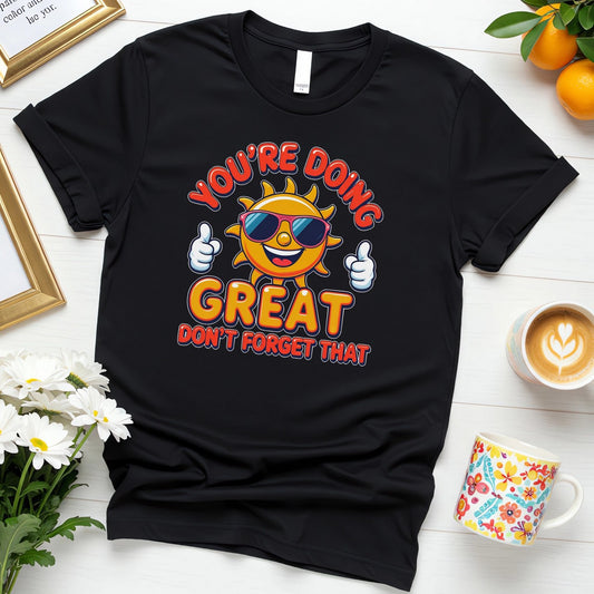 You’re Doing Great (Fun Positive Sun Character Design)