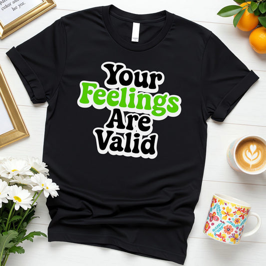 Your Feelings Are Valid (Vintage-Inspired Mental Health Design)