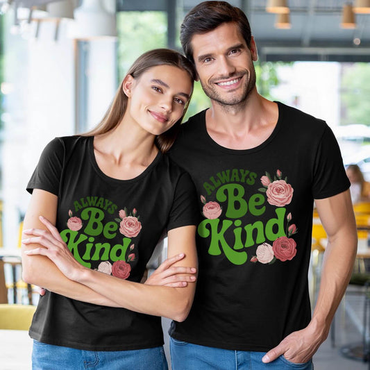 Elegant Floral Graphic (Always Be Kind Rose Design)