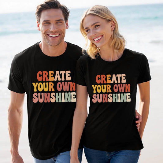 Retro Motivational Graphic (Create Your Own Sunshine Design)