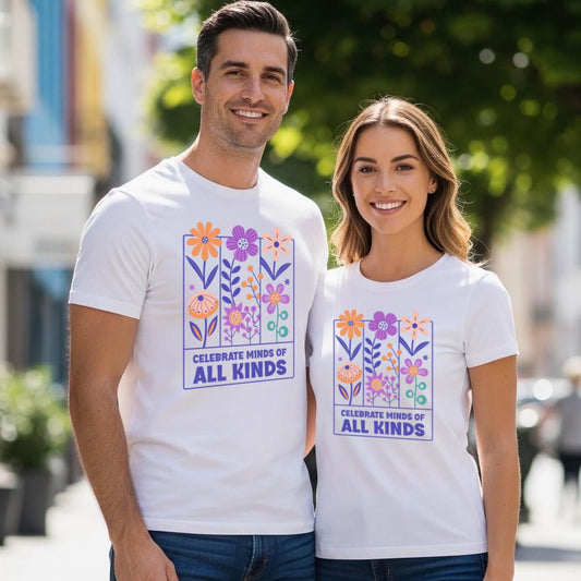 Colorful Floral Pattern (Celebrate Minds of All Kinds Awareness)