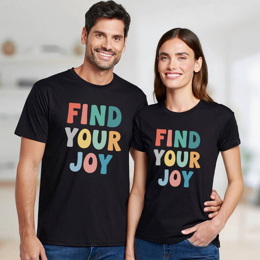 Bold Color Block Graphic (Find Your Joy Positivity Design)