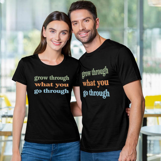 Bold Text Design (Grow Through What You Go Through Graphic)