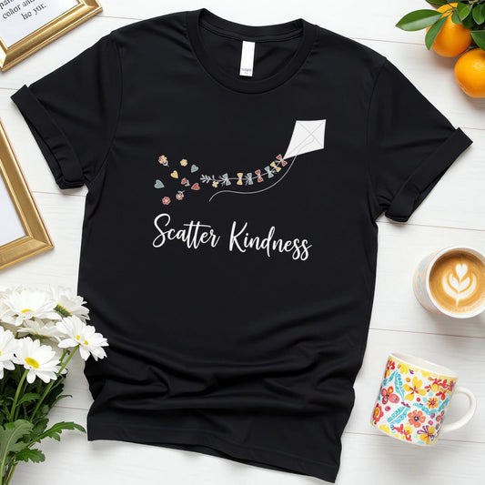 Scatter Kindness Kite (Whimsical Positivity Graphic)