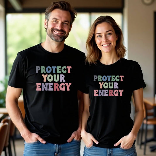 Protect Your Energy (Bold Retro Positivity Statement)