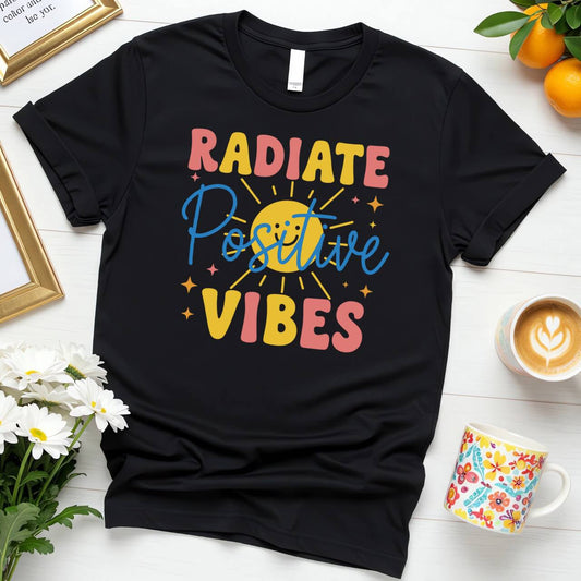 Positive Sunburst Design (Radiate Positive Vibes)