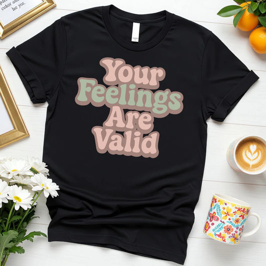 Retro Pastel Typography (Your Feelings Are Valid)