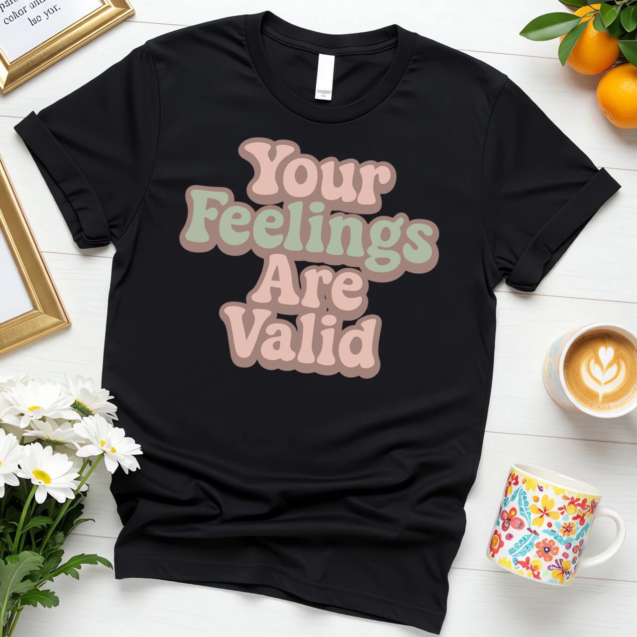 Retro Pastel Typography (Your Feelings Are Valid)