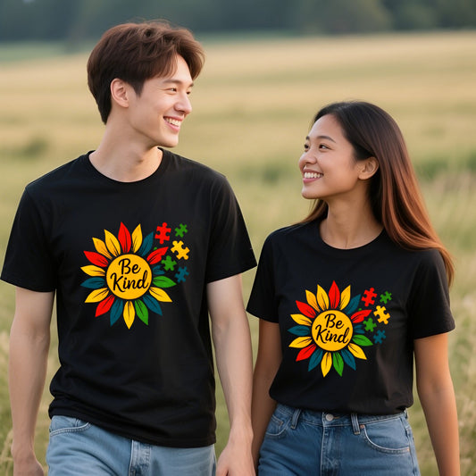 Be Kind ADHD Autism Awareness (Sunflower Puzzle)