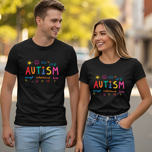 Autism Inclusion – Bold Lettering Edition (Accept, Understand, Love)